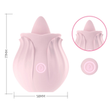 Pink Tongue Rose Vibrator